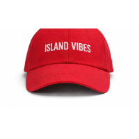Island Vibes Cap – Signature Edition(red)