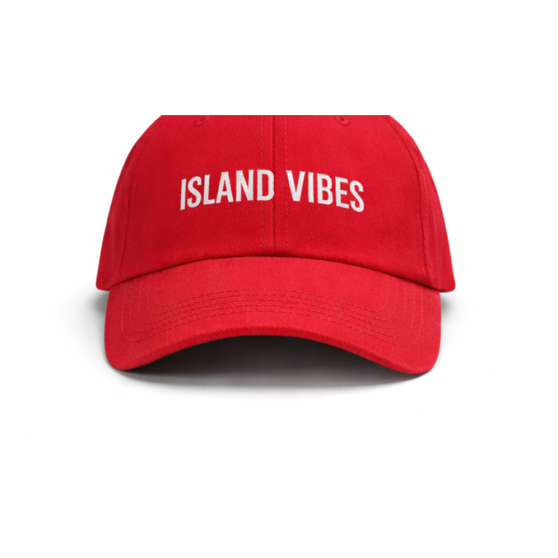 Island Vibes Cap – Signature Edition(red)